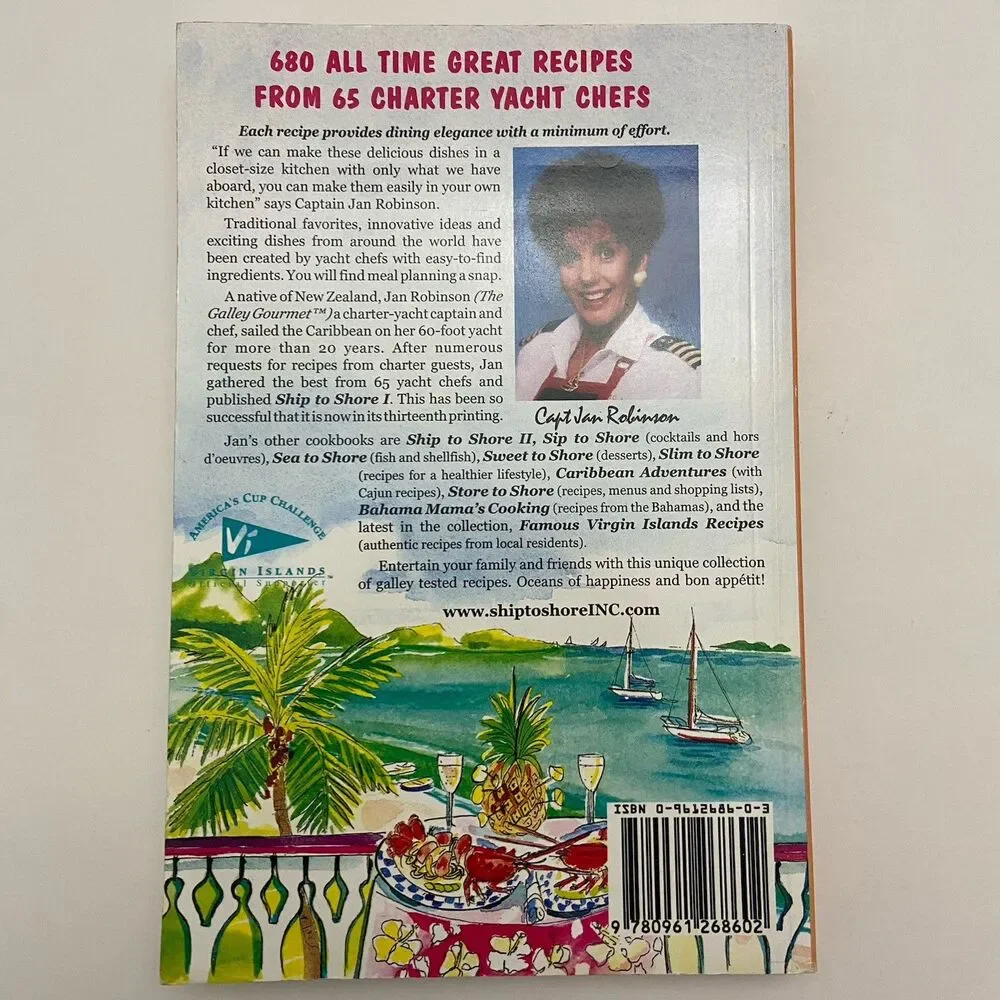 Ship to Shore I Cookbook ; Tastes Of The Caribbean by Cheryl A. Fowler (1983)